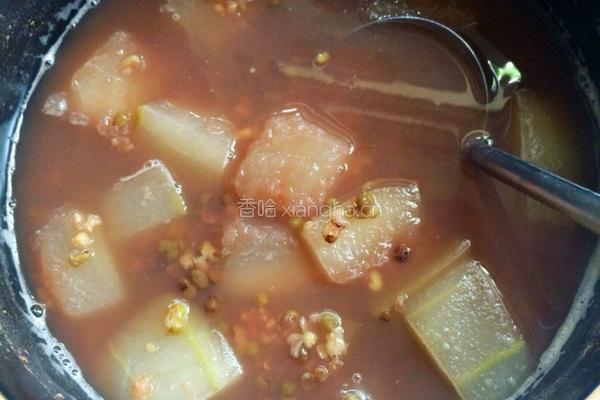 绿豆冬瓜汤的做法图解5