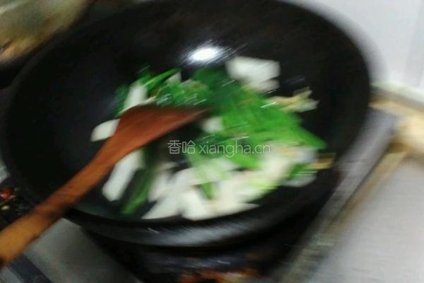 芥蓝炒山药的做法图解7