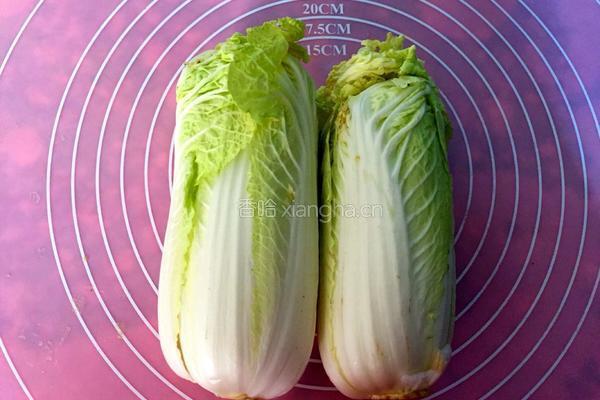 蒜蓉娃娃菜蒸粉丝的做法图解1
