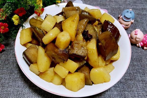 土豆烧茄子的做法图解9