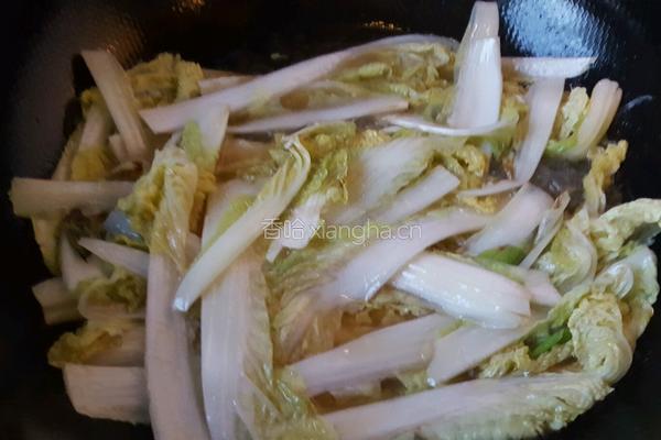 白菜炒粉丝的做法图解7