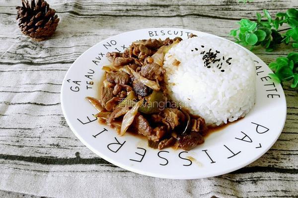 牛肉盖浇饭的做法图解9