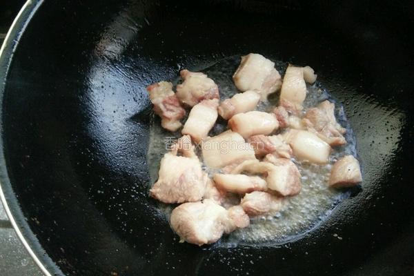 茄子红烧肉的做法图解4