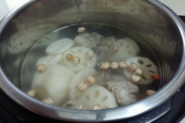 家常莲藕排骨汤的做法图解7