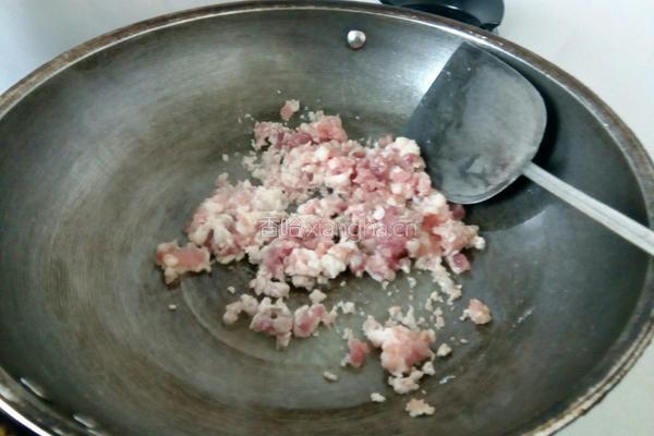 橄榄菜炒豆角的做法图解4