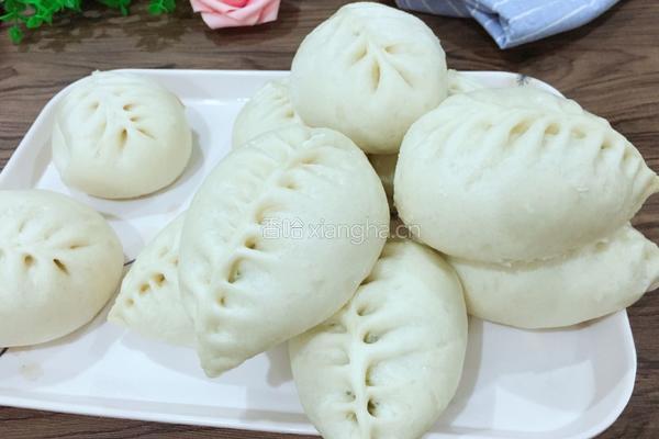 雪菜素包子的做法图解8