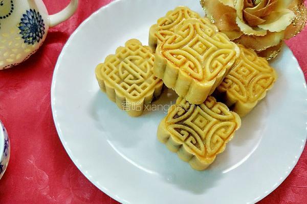 红豆馅月饼的做法图解16