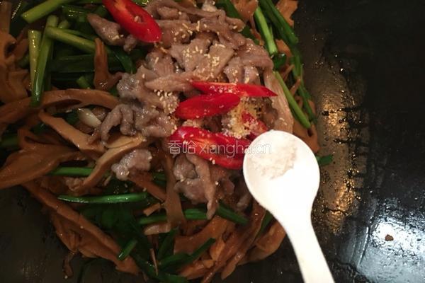 笋干炒肉丝的做法图解8