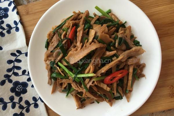 笋干炒肉丝的做法图解9