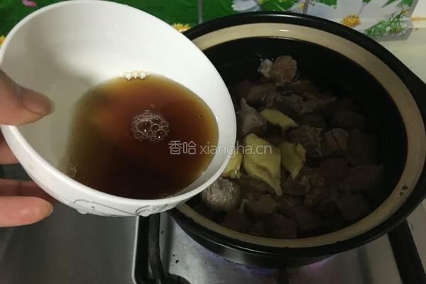 砂锅炖牛肉的做法图解5