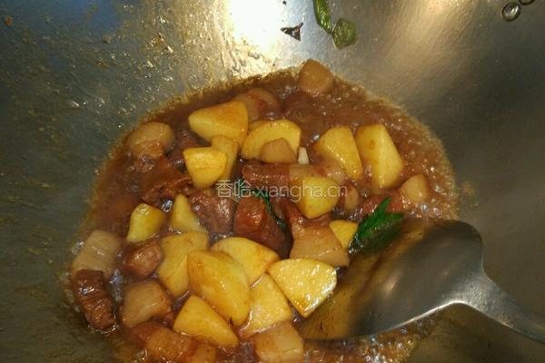 果香红烧肉的做法图解9