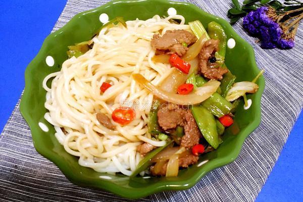 过油肉拌面的做法图解1