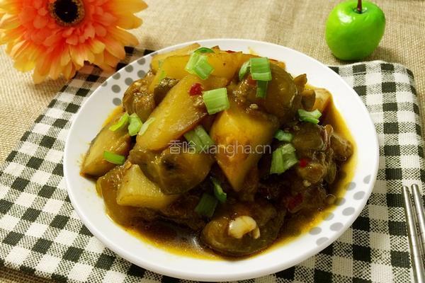 土豆炖茄子的做法图解7