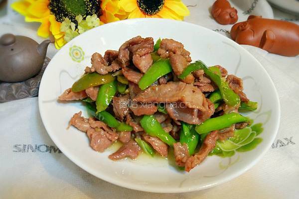 农家炒肉的做法图解6