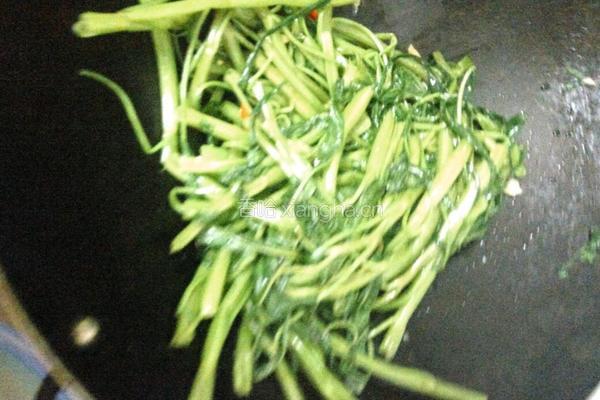 炒空心菜的做法图解6
