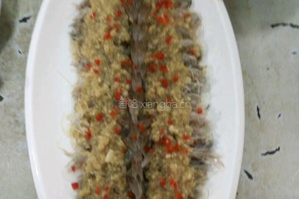 蒜蓉开边虾的做法图解2