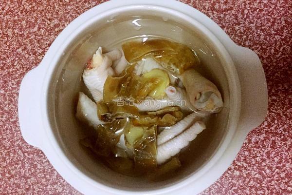 花胶鸡脚汤的做法图解4