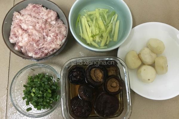 香菇肉丸的做法图解2