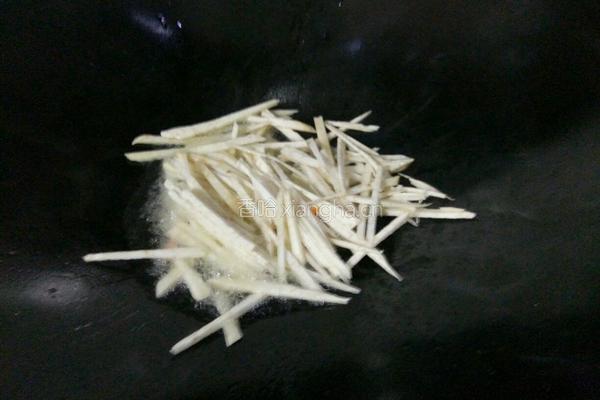 炒芋头鸡肉的做法图解4
