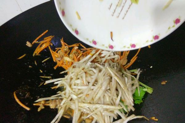 炒芋头鸡肉的做法图解7