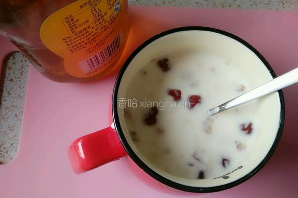 奶香红枣燕麦片的做法图解5
