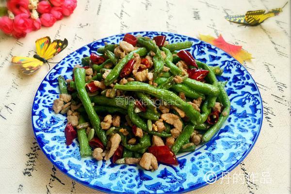 肉炒豇豆的做法图解11