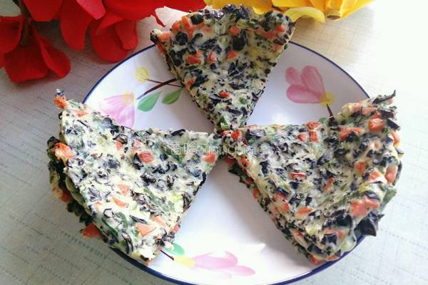 木耳菜煎饼的做法图解12