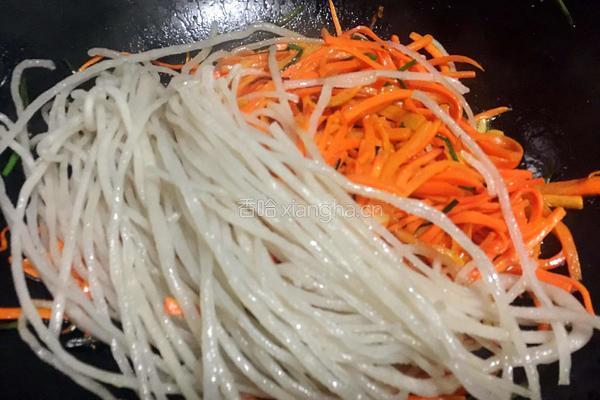 素炒胡萝卜的做法图解7