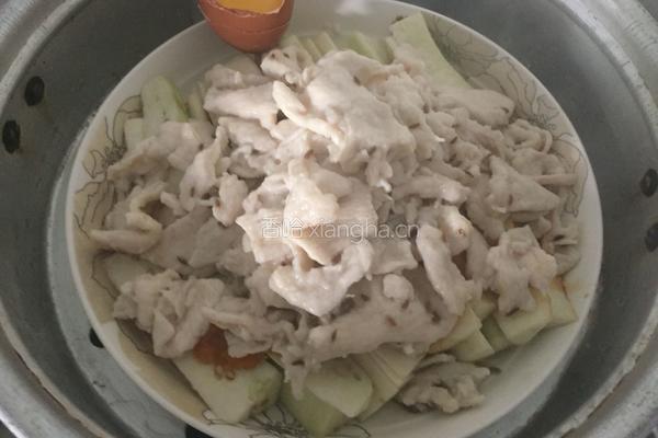 特辣无油鸡胸蒸茄子的做法图解3