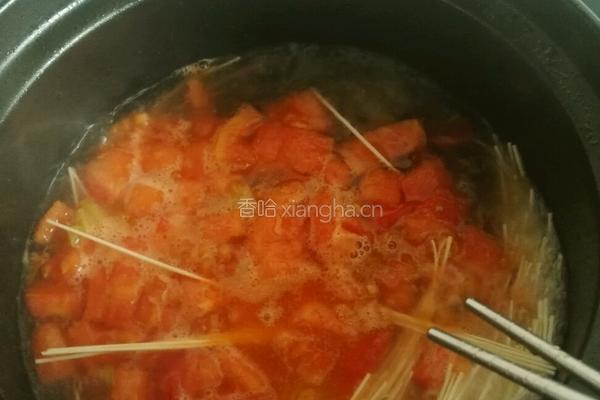西红柿鸡蛋挂面的做法图解8