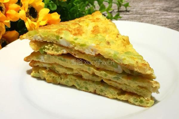 苦瓜鸡蛋饼的做法图解8