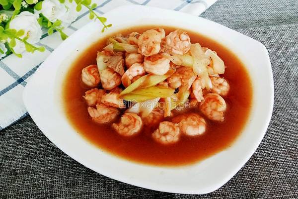 炒虾仁的做法图解13