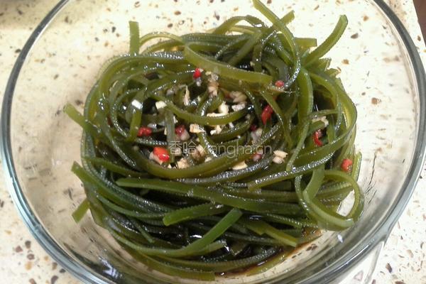 凉拌糖醋海带丝的做法图解5
