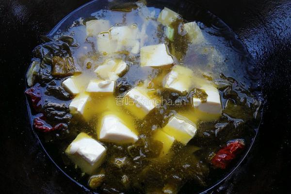 酸菜豆腐汤的做法图解9