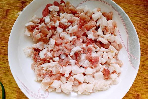 卷心菜猪肉麦穗包的做法图解2