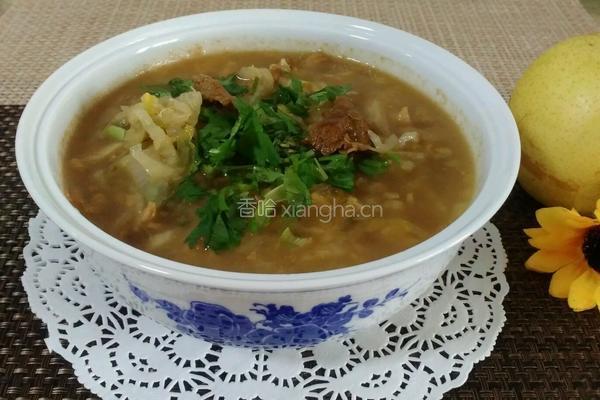 酸菜汆羊肉的做法图解14