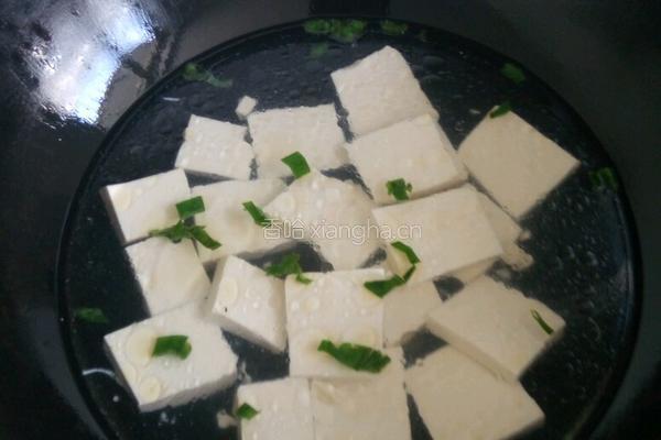虾皮豆腐汤的做法图解4