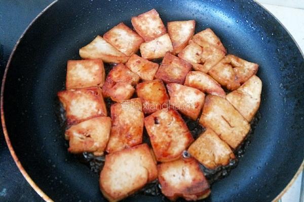 煎豆腐的做法图解5