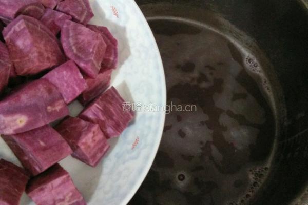 紫薯红豆汤的做法图解6