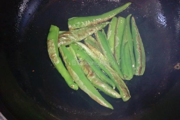 豆豉炒尖椒的做法图解4