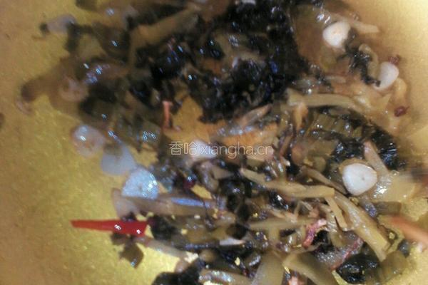 酸菜炒粉条的做法图解5