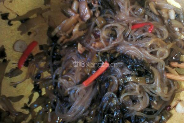 酸菜炒粉条的做法图解7