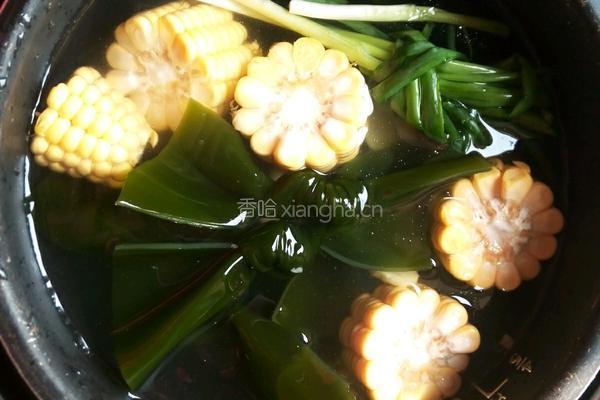 排骨玉米海带汤的做法图解5