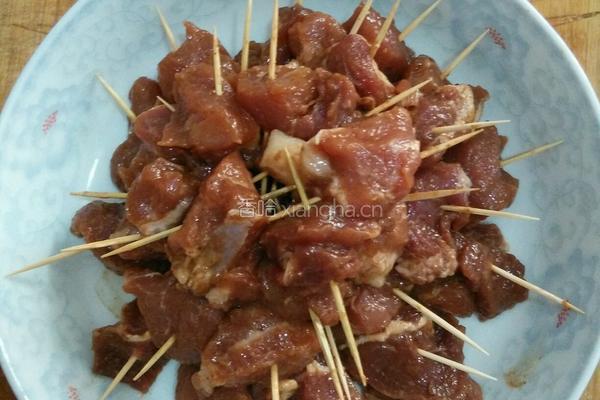 牙签肉的做法的做法图解4