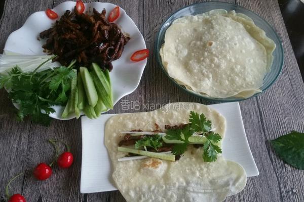 京酱肉丝卷饼的做法图解7