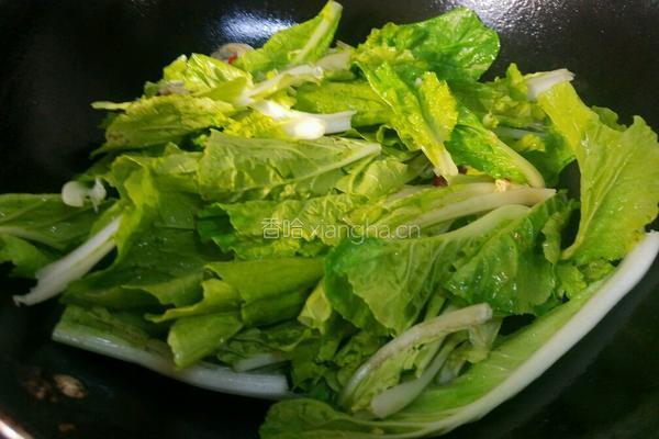 小白菜炒豆筋的做法图解6