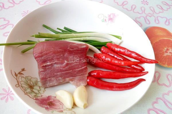 干豆角炒肉的做法图解3