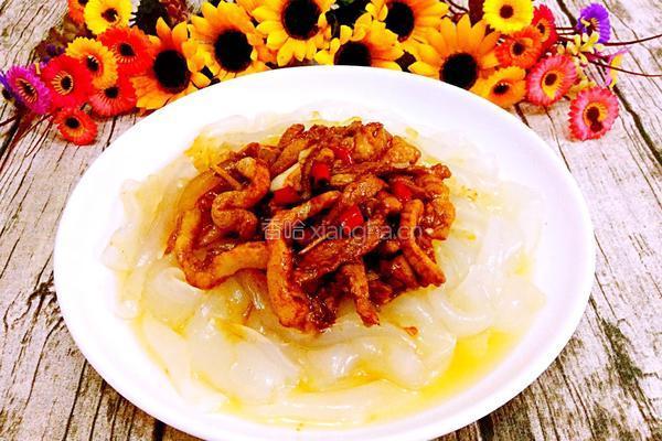 肉丝拉皮的做法图解8