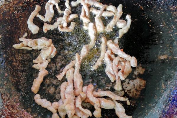 炒肉拉皮的做法图解6