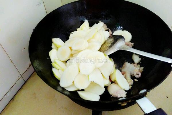 水笋炒肉的做法图解5